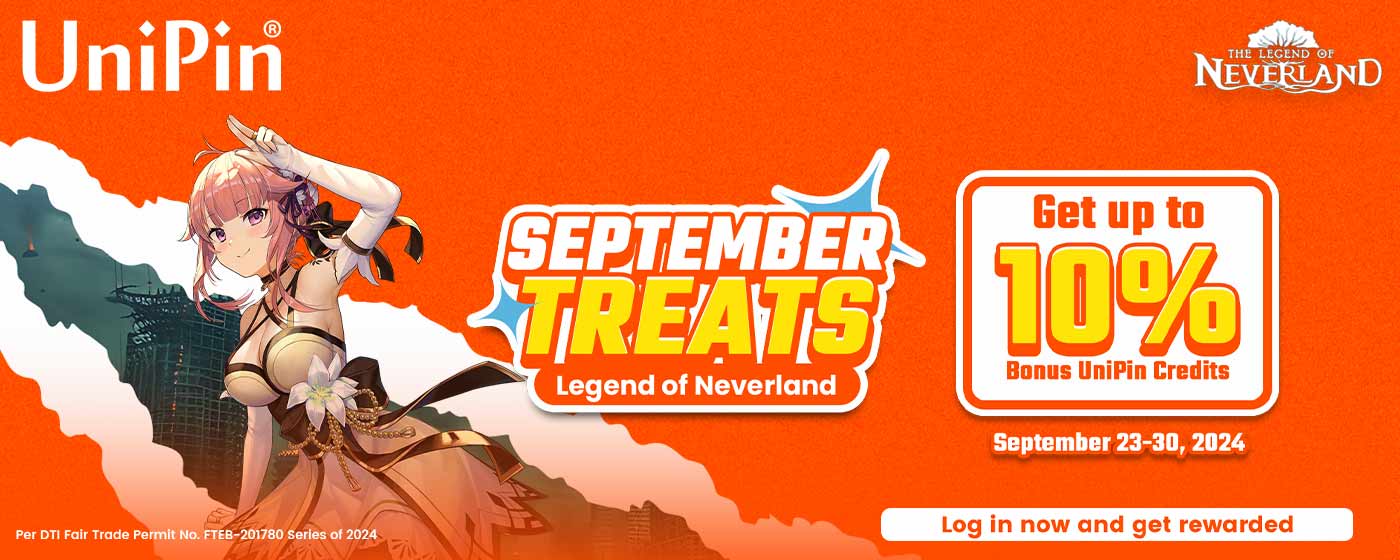September Treats: Legend of Neverland (PH)